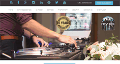 Desktop Screenshot of mydjs.net